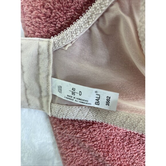 Bali Minimizer Bra Underwire Unlined Style DF3562 Tan Size 42D NEW - Picture 8 of 9
